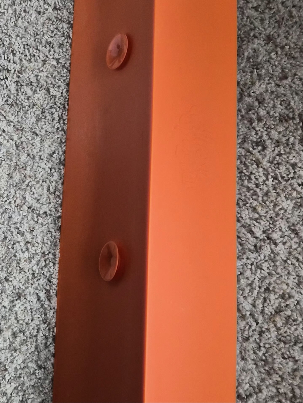 Bright Orange Wall Mount Shelf Panel